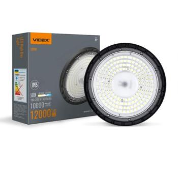 Videx High Bay lámpa 100W 5000K 12000Lm 220V fekete színű kép