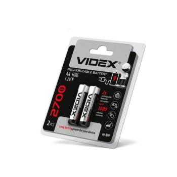 Videx HR6/AA 2700mAh újratölthető akkumlátor (darabár min. rendelhető mennyiség 2 db) kép