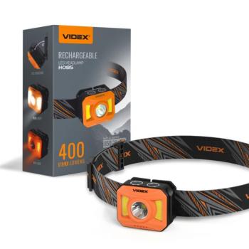 Videx LED Fejlámpa 5000K újratölthető akkumulátorral H085 kép