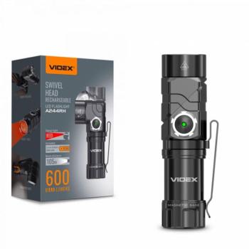 Videx LED Fejlámpa 5000K újratölthető akkumulátorral VLF-A244RH kép