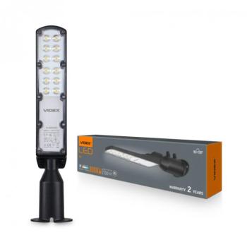 Videx LED forgatható 30 W-os fekete színű LED utcai lámpa 5000K IP65 kép