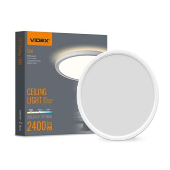 Videx mennyezeti lámpa, állítható színhőmérséklettel 2400LM 3000K/4000K/5000K fehér színű, kép