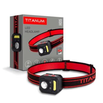 Videx Titanum Led Fejlámpa Újratölthető Akkumulátorral 250 Lm 6500K Tlf-H05 kép