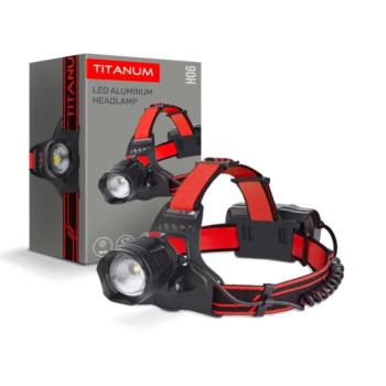 Videx Titanum Led Fejlámpa Újratölthető Akkumulátorral 800 Lm 6500K Tlf-H06 kép