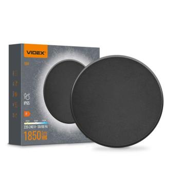 Videx WL03 LED fali lámpa 18W IP65 3000K-4000K-6500K Fekete kép