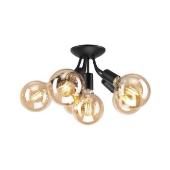 Felületre szerelt csillár VIGGO 6xE27/60W/230V LM-6.122/czarny kép