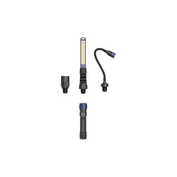 Viking Technology Viking - LED fényerőszabályozható újratölthető zseblámpa 3 az 1-ben LED/5V IPX4 380 lm 2200 mAh B7524