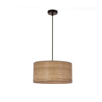 Világosbarna függőlámpa rattan búrával ø 30 cm Legno – Candellux Lighting kép