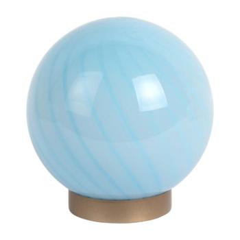 Világoskék asztali lámpa üveg búrával (magasság 17 cm) Summer Globe – Leitmotiv kép