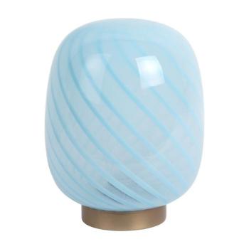 Világoskék asztali lámpa üveg búrával (magasság 20 cm) Summer Globe – Leitmotiv kép