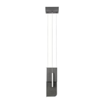 Világosszürke fém LED dimmelhető függőlámpa Totem – Nova Luce kép