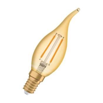 Vintage 1906 Classic BA 12 Filament izzó 1.5W 824 Gold E14, IP20, 120lm, 2400K, meleg fehér, CRI>80 kép