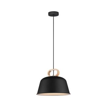 Viokef Lighting CLIP kábeles függeszték, 1x E27/40W/230V, fekete/barna 4266801 kép