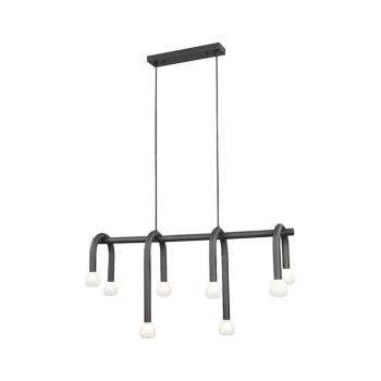 Viokef Lighting Kábelcsillár DELORI 8xG9/28W/230V fekete 4324700 kép