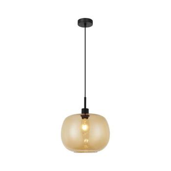 Viokef Lighting Kábeles függeszték ALAN 1xE27/40W/230V füstös bézs/fekete 4302901 kép