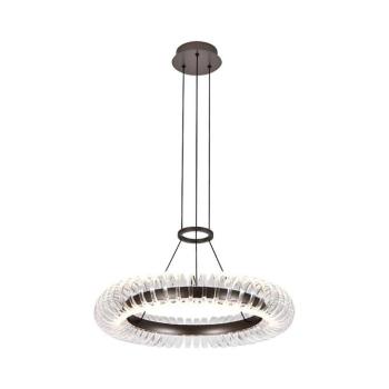 Viokef Lighting LED csillár kábelen ALBA LED/39W/230V szürke/átlátszó 4337000 kép
