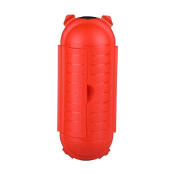Vízálló védőborítás elosztóra, fekete, piros, IP44, V-TAC, 8819