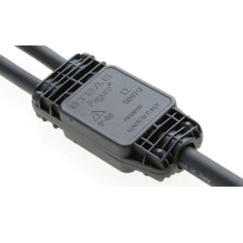 Vízmentes kötődoboz kábeltartóval , "Y" típus , szilikon GÉLLEL , 3 x 2.5 mm² , STEAB sorkapoccsal , kültéri , IP68 , STEAB Paguro Basic , 5697/3 kép