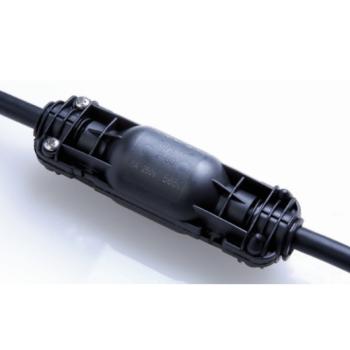 Vízmentes kötődoboz kábeltartóval , szilikon GÉLLEL , 3 x 2.5 mm² sorkapoccsal , kültéri , IP68 , STEAB Paguro Basic , 5650/3 kép