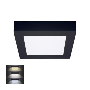 WD171-B- LED Mennyezeti lámpa LED/12W/230V 3000/4000/6000K fekete szögletes WD171-B kép