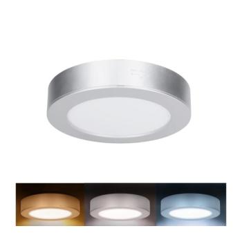 WD240-S – 2 az 1-ben LED panel, 12 W, 230 V, 3000/4000/6000 K, Ø17 cm, IP54, ezüst WD240-S kép