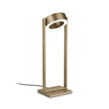 Wega LED asztali lámpa, effektbronz színű, magasság 45 cm, gesztusvezérlés kép