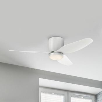 Westinghouse Carla LED mennyezeti ventilátor, csendes, 117 cm, fehér kép