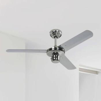 Westinghouse ipari mennyezeti ventilátor, króm, csendes, 122 cm kép