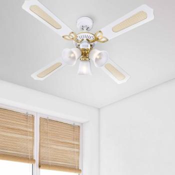 Westinghouse Princess Trio ventilátor, fehér, csendes, átmérő 105 cm kép