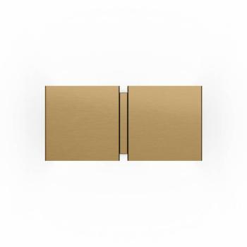 WEVER & DUCRÉ CG Square fali lámpa, bézs, szélesség 21 cm, 2 izzós kép