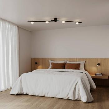 WEVER & DUCRÉ LED mennyezeti lámpa Perlez Spin 1.0 fekete 927 kép