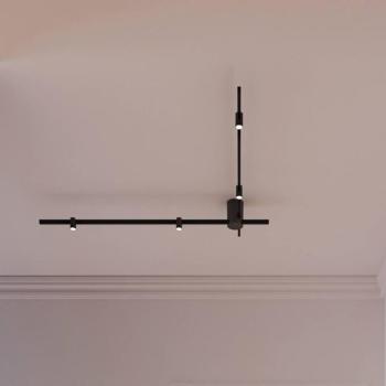 WEVER & DUCRÉ LED mennyezeti lámpa Trace Spin 1.0 fekete 927 kép