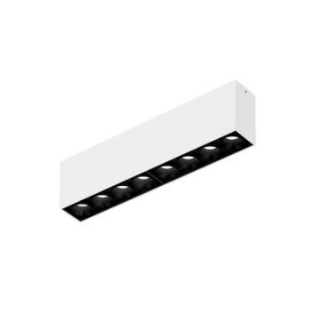WEVER & DUCRÉ Linoo 8.0 LED mennyezeti lámpa, fekete-fehér fém kép