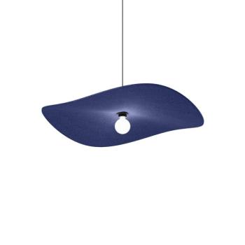 WEVER & DUCRÉ & Wave Soft 3.0 lógó lámpa, indigószínű nemez, 100 cm kép