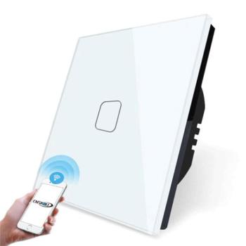 WI-FI SMART TOUCH EU 1 GANG 1 WAY SWITCH WHITE kép