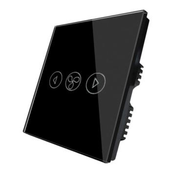 WI-FI SMART TOUCH EU FAN SWITCH BLACK kép