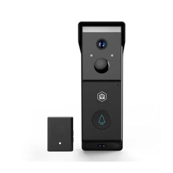 WIFICDP31BK-videócsengő szenzorral, 4400 mAh, 2x Full HD 1080p, IP54, Wi-Fi, Tuya-kompatibilis WIFICDP31BK kép