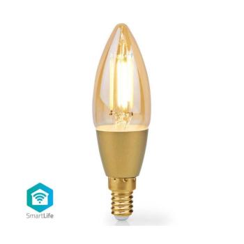 WIFILRF10C37 - LED Dimmelhető izzó E14/4,9W/230V 1800-3000K Wi-Fi Tuya WIFILRF10C37 kép