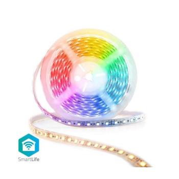 SmartLife LED Szalag | Wi-Fi | Hideg Fehér / Meleg Fehér / RGB | SMD | 5.00 m | IP44 | 2700 – 6500 K | 960 lm | Android™ / IOS kép