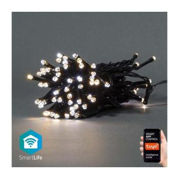 WIFILX02W50 - LED-es karácsonyi fényfüzér, 50 db LED, 8 üzemmód, 5 m, IP65, Wi‑Fi (Tuya) WIFILX02W50