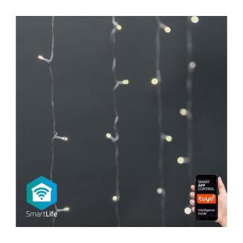 WIFILXC01W200- LED Karácsonyi függöny 200xLED/8 fukció 6m IP65 Wi-Fi Tuya meleg WIFILXC01W200 kép
