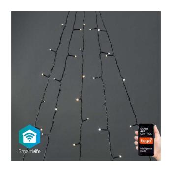 WIFILXT12W200 - LED karácsonyi fényfüggöny, 200 db LED / 8 világítási mód, 5×4 m, IP65, Wi‑Fi Tuya WIFILXT12W200 kép