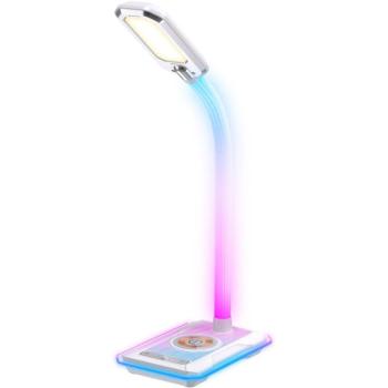 Wilit G3CQ15 LED asztali lámpa, 15W, vezeték nélküli töltés, RGB effektek, 500 lm