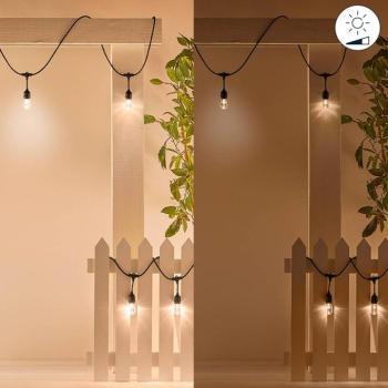 WiZ fényfüzér LED kültéri fénylánc, 14,8 m, CCT, RGB kép