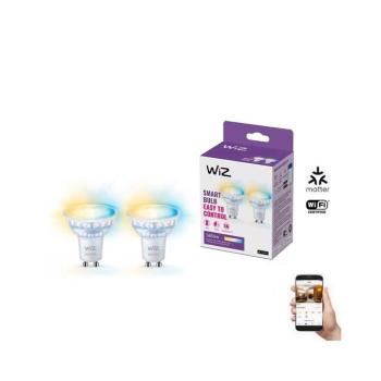 2 db-os szett dimmelhető LED izzó PAR16 GU10/4,7W/230V 2700-6500K CRI 90 Wi-Fi-WiZ 8720169076709 kép