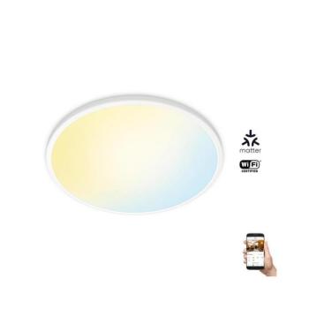 WiZ - LED Dimmelhető mennyezeti lámpa SUPERSLIM LED/22W/230V fehér Wi-Fi 8719514554931 kép