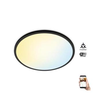 WiZ - LED Dimmelhető mennyezeti lámpa SUPERSLIM LED/22W/230V fekete Wi-Fi 8719514554955 kép
