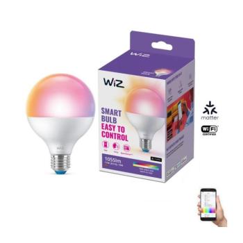 LED RGB Dimmelhető izzó G95 E27/11W/230V 2200-6500K Wi-Fi - WiZ 8720169072275 kép