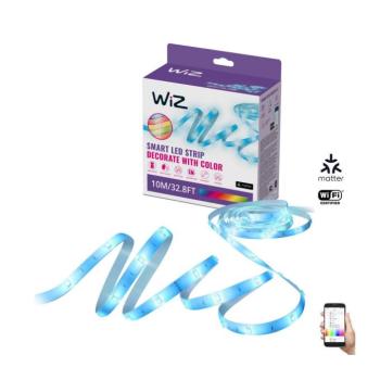 WiZ - LED RGB dimmelhető szalag 10m LED/12W/230V Wi-Fi 8720169077669