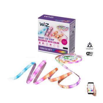WiZ - LED RGBIC dimmelhető szalag 10m LED/21W/230V 2700-6500K Wi-Fi 8720169077683 kép